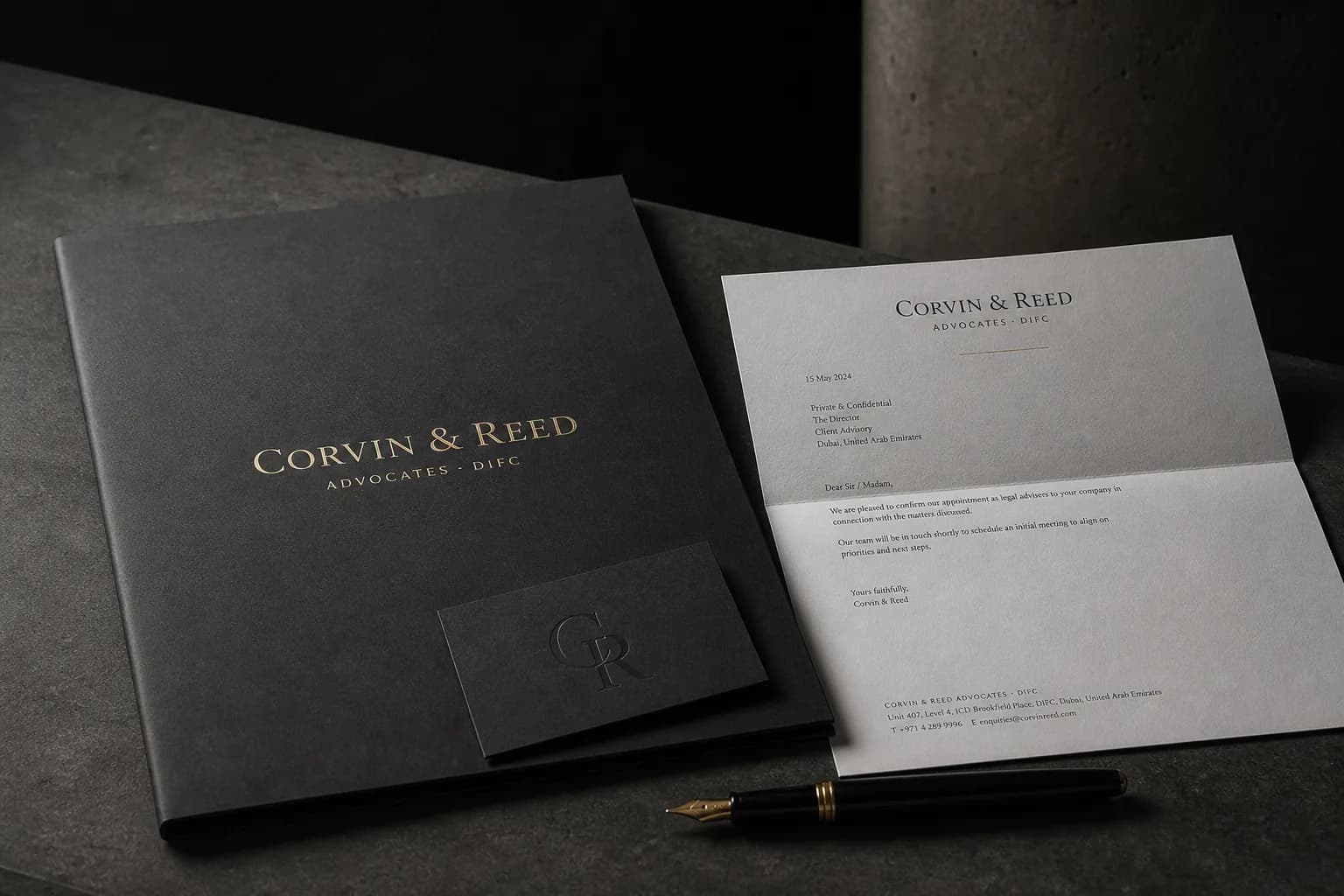 Corvin & Reed: A law firm that looks like its client list