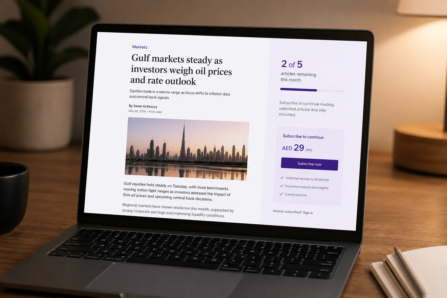 Folio: A paywall readers agree to