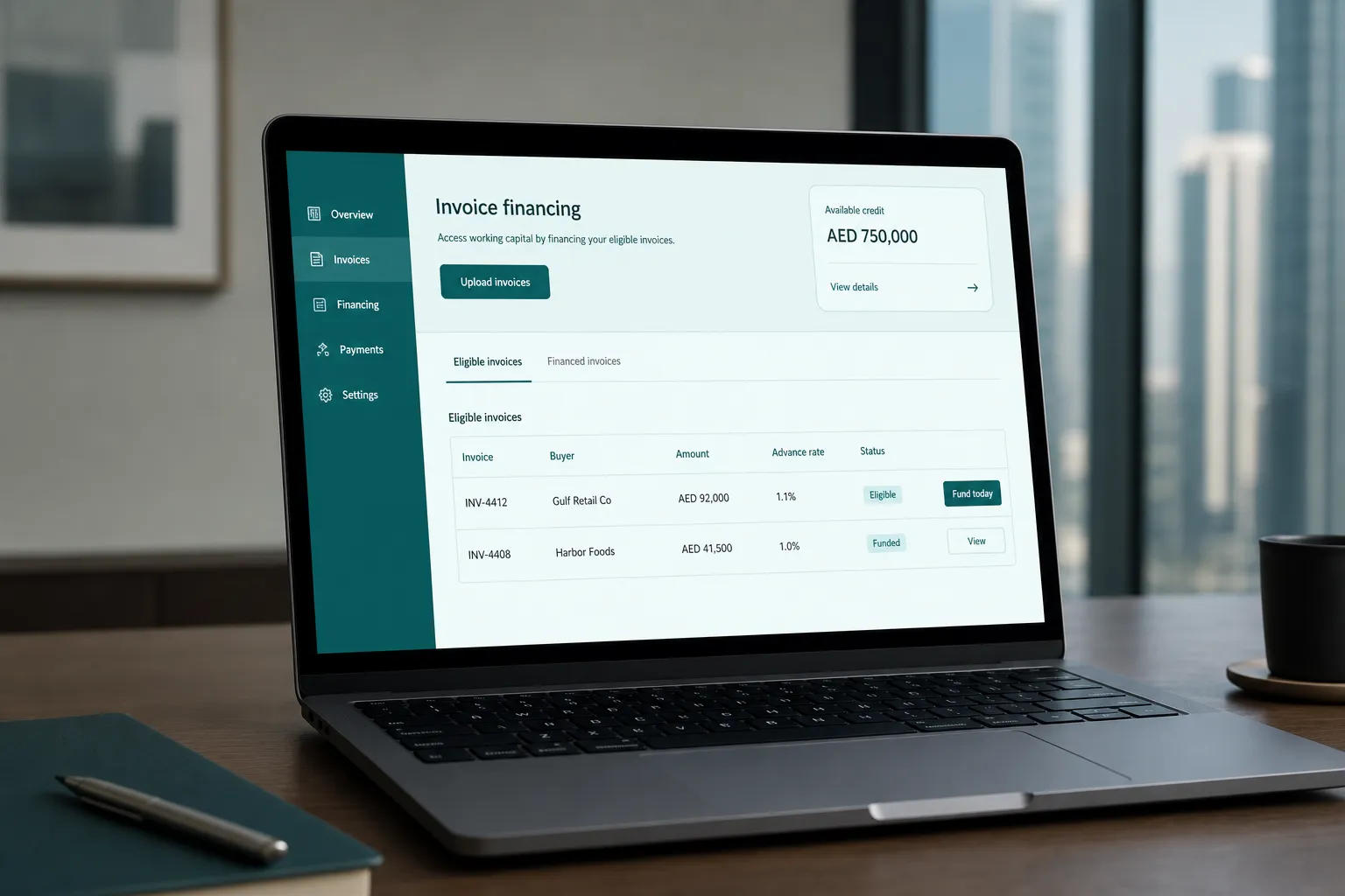 Halcyon: Cash against the invoice, not the balance sheet