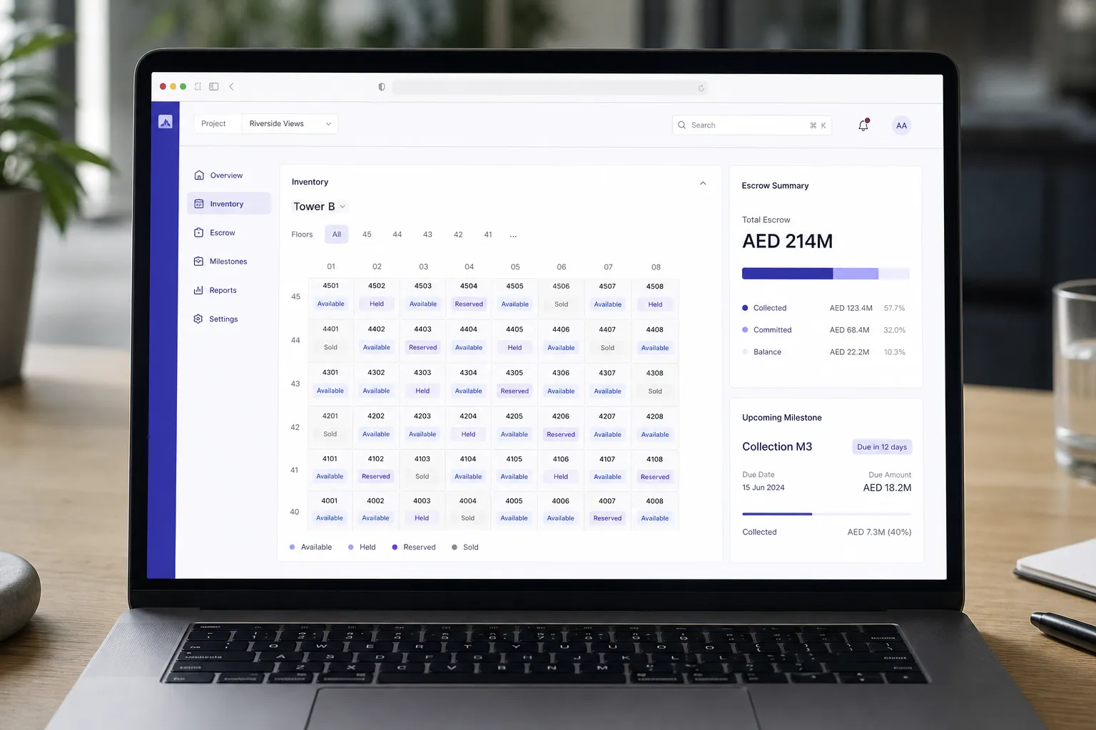Terrace: Off-plan sales without the spreadsheet